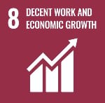 Icon for United Nations Sustainable Development Goal for decent work and economic growth