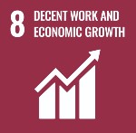 Icon for United Nations Sustainable Development Goal for decent work and economic growth