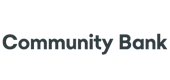 Community Bank logo.