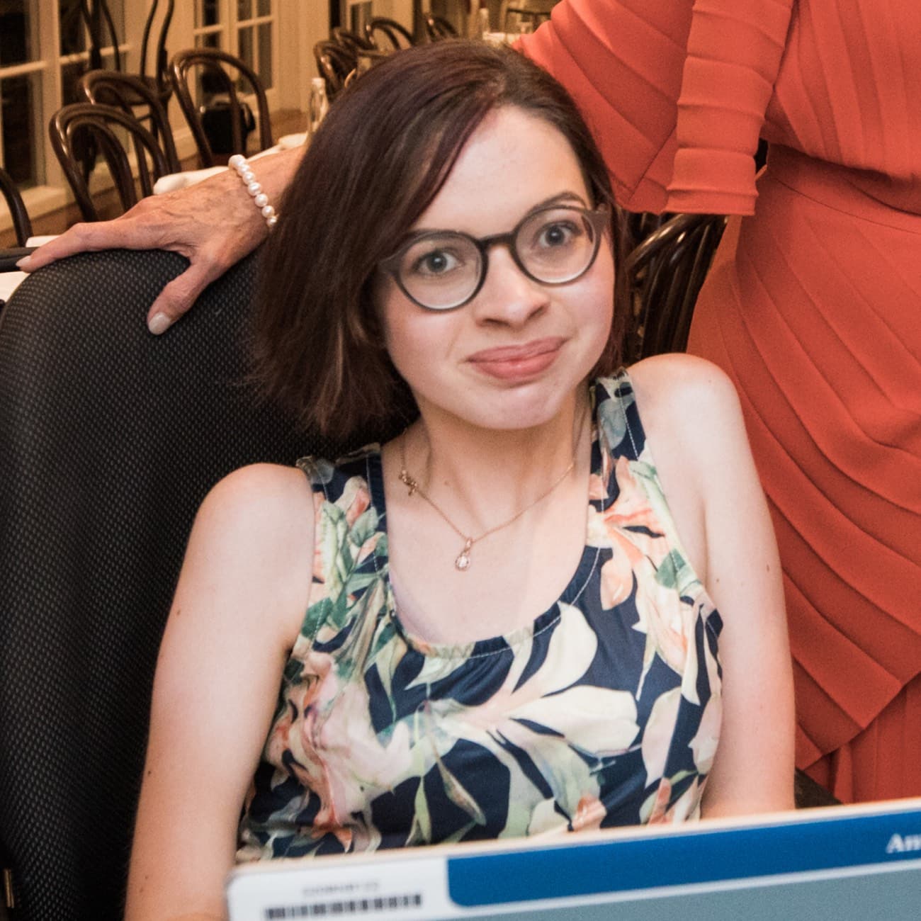 Photo of Amber Jespen sitting